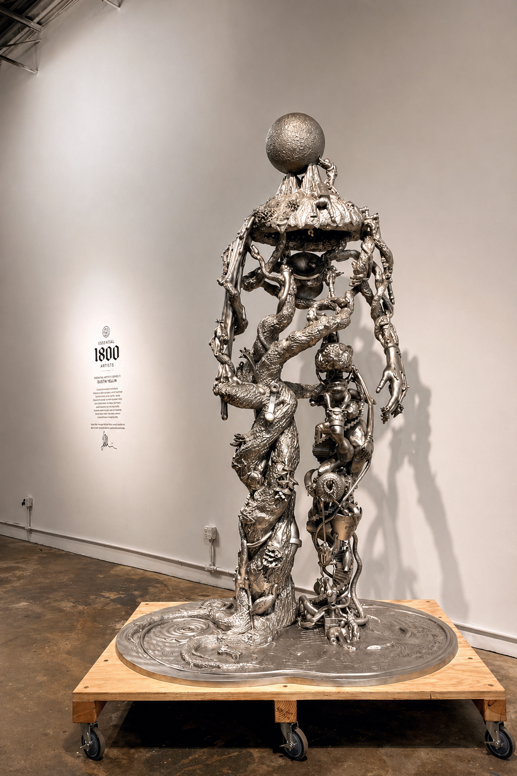 Art installation on display