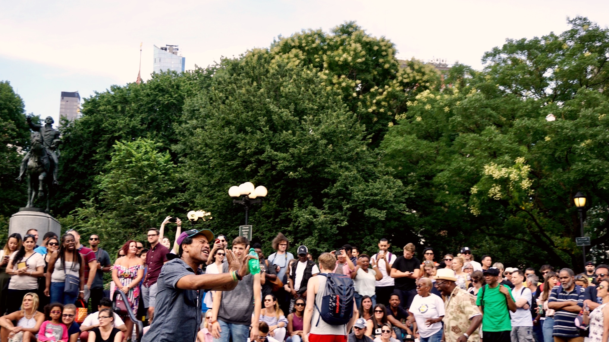 Citi Summer in the Square public activation crowds Union Square Park