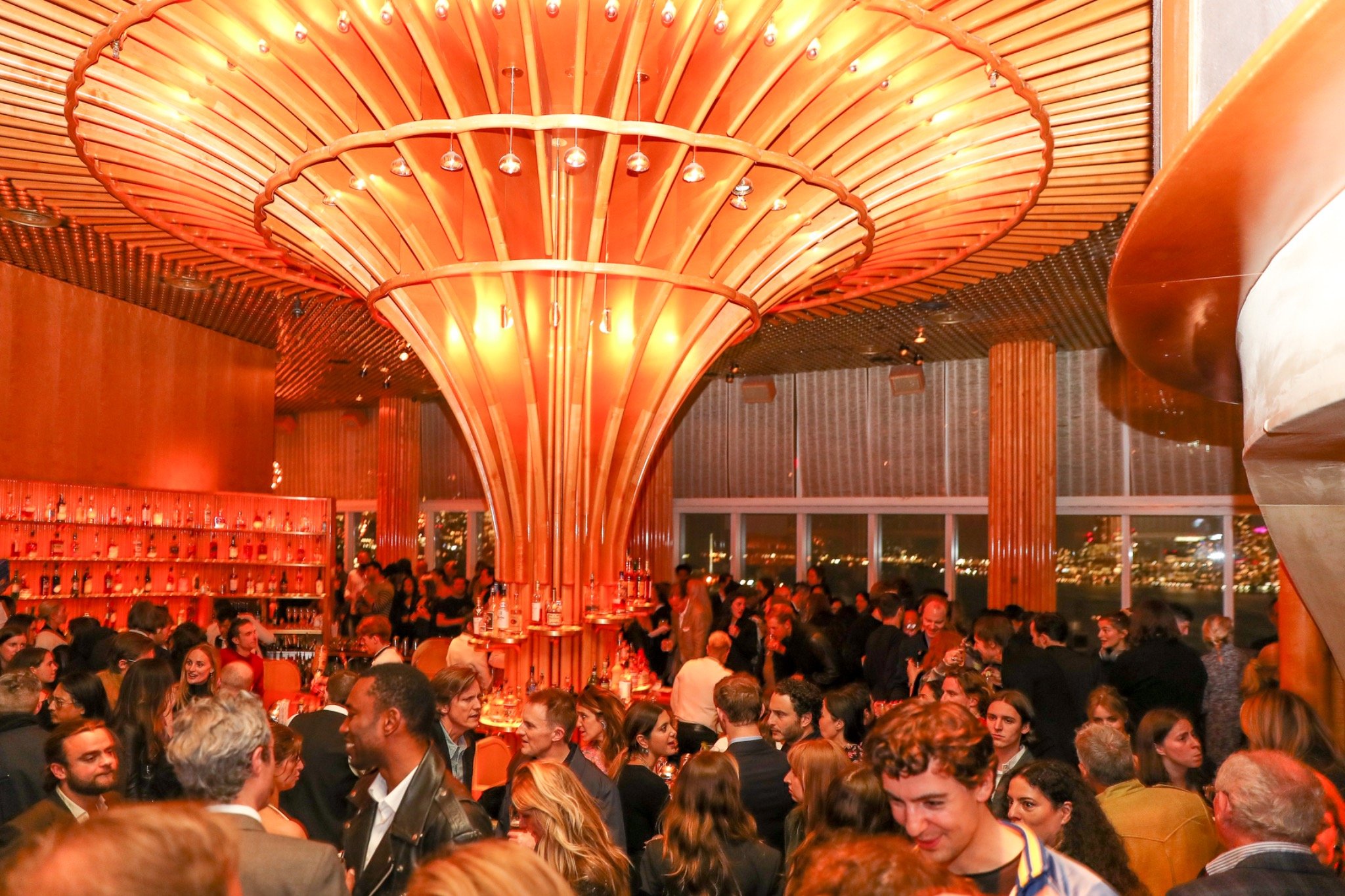 Event atmosphere at the opening party