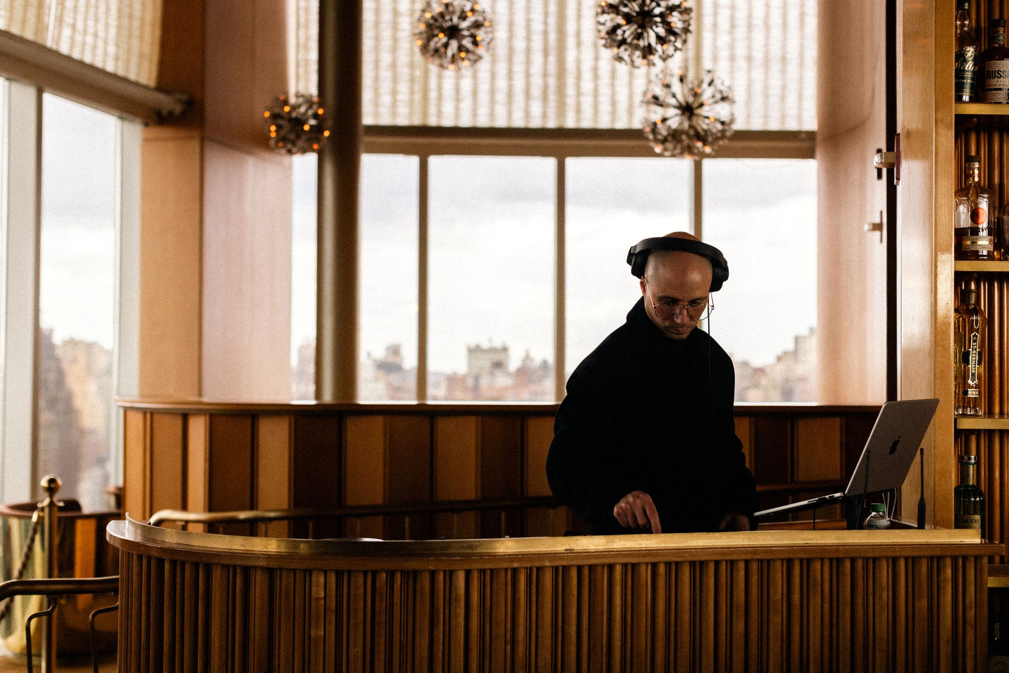 B.MILLS providing music direction for a brand event at Boom at The Standard, High Line